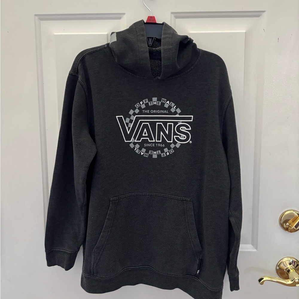 Black Hoodie with Logo on Hood